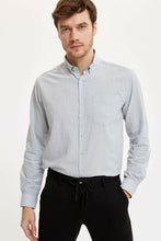 Load image into Gallery viewer, DeFacto Man Long Sleeve Shirt Men's Smart Casual Shirts Men's Basic Color Shirts Men's Spring White Shirts-M7180AZ20SP

