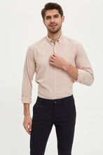 Load image into Gallery viewer, DeFacto Man Long Sleeve Shirt Men's Smart Casual Shirts Men's Basic Color Shirts Men's Spring White Shirts-M7180AZ20SP
